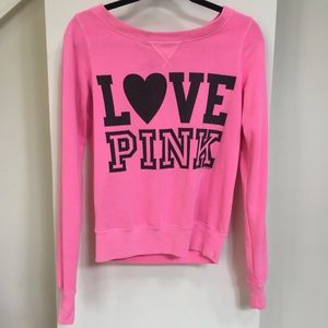 Victoria’s Secret PINK LOVE PINK sweatshirt